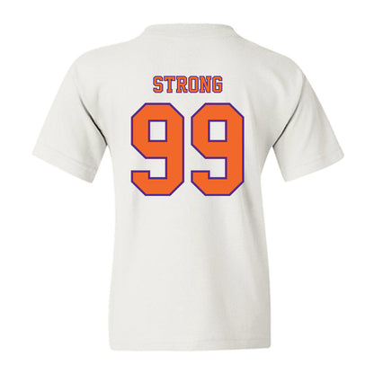 Clemson - NCAA Football : Markus Strong - Replica Shersey Youth T-Shirt-1