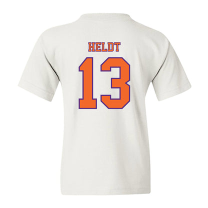 Clemson - NCAA Football : Will Heldt - Replica Shersey Youth T-Shirt-1