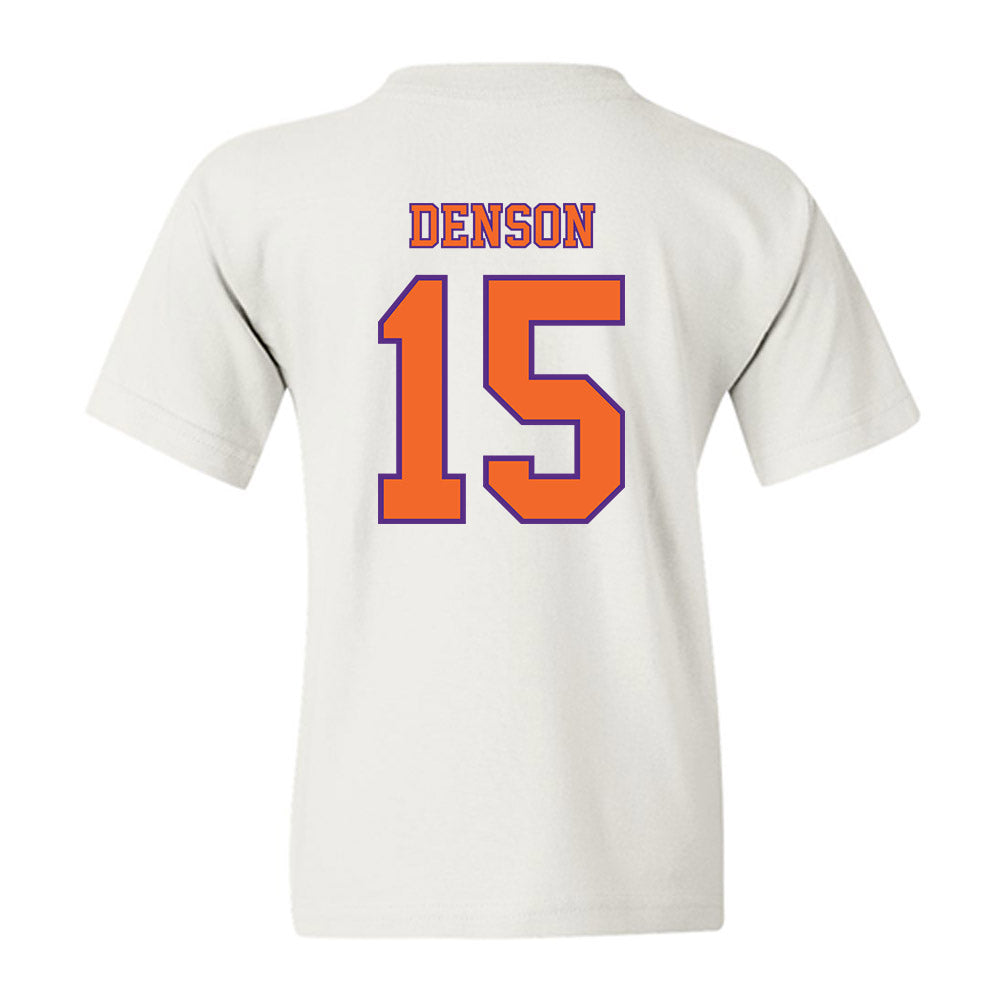 Clemson - NCAA Football : Chris Denson - Replica Shersey Youth T-Shirt-1