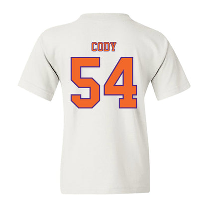 Clemson - NCAA Football : Kam Cody - Replica Shersey Youth T-Shirt-1