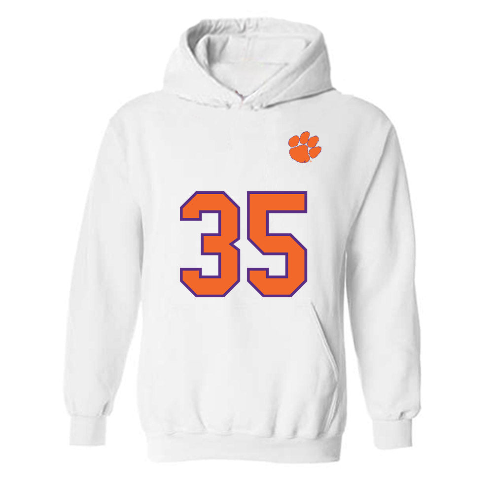 Clemson - NCAA Football : Jeremiah Alexander - Replica Shersey Hooded Sweatshirt-0