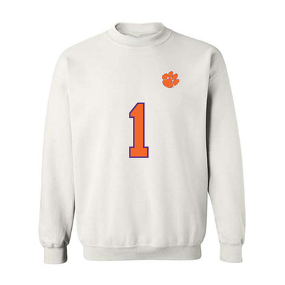 Clemson - NCAA Football : Branden Strozier - Replica Shersey Crewneck Sweatshirt-0