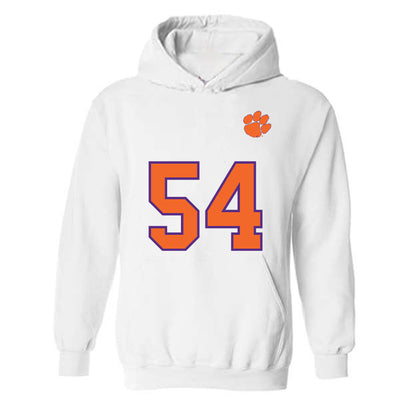 Clemson - NCAA Football : Kam Cody - Replica Shersey Hooded Sweatshirt-0