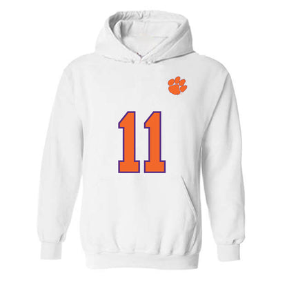 Clemson - NCAA Football : Polo Anderson - Replica Shersey Hooded Sweatshirt-0