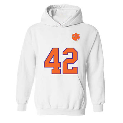 Clemson - NCAA Football : Hevin Brown-Shuler - Replica Shersey Hooded Sweatshirt-0