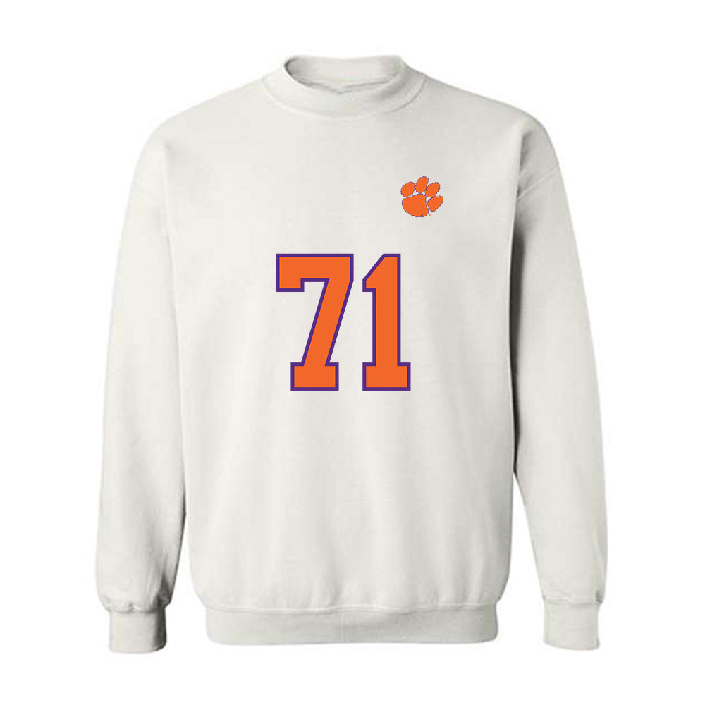 Clemson - NCAA Football : Leo Delaney - Replica Shersey Crewneck Sweatshirt-0