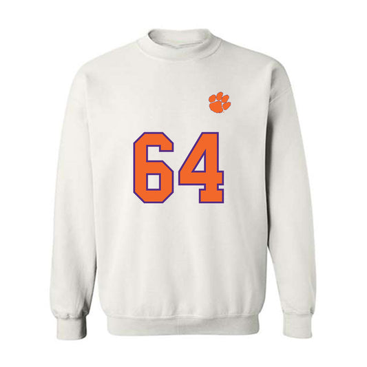 Clemson - NCAA Football : Grant Wise - Replica Shersey Crewneck Sweatshirt-0