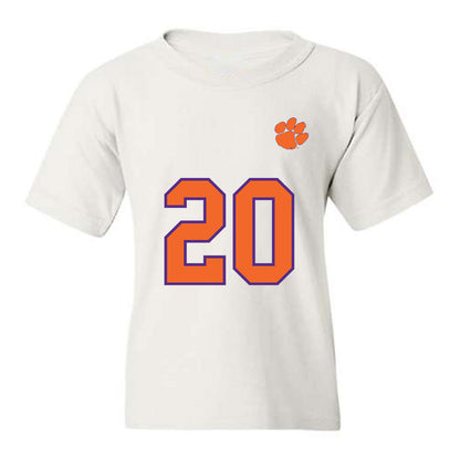Clemson - NCAA Football : Clark Sanderson - Replica Shersey Youth T-Shirt-0