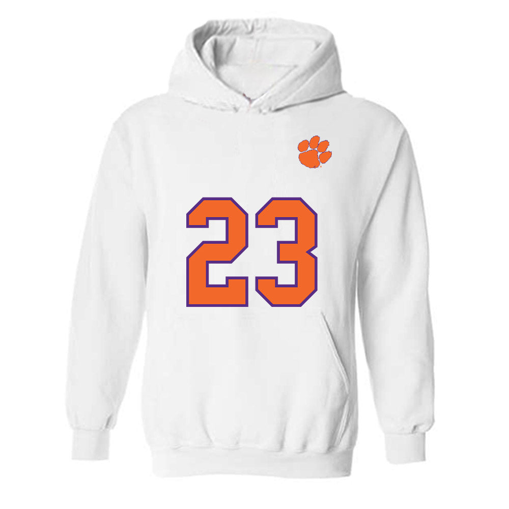 Clemson - NCAA Football : Peyton Streko - Replica Shersey Hooded Sweatshirt-0