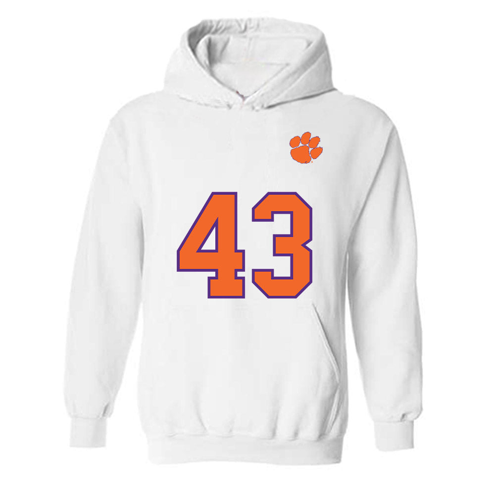 Clemson - NCAA Football : J.R. Buckner - Replica Shersey Hooded Sweatshirt-0