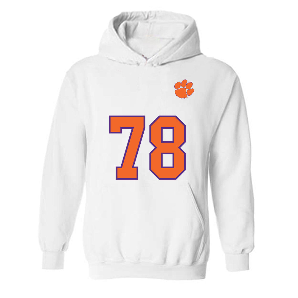 Clemson - NCAA Football : Carter Scruggs - Replica Shersey Hooded Sweatshirt-0