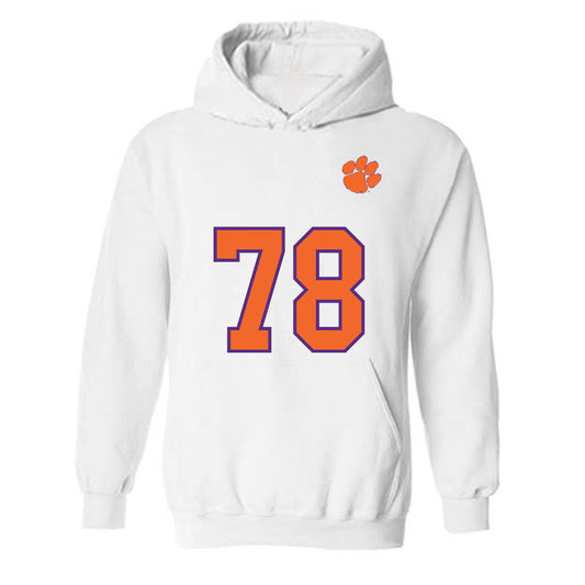 Clemson - NCAA Football : Carter Scruggs - Replica Shersey Hooded Sweatshirt-0