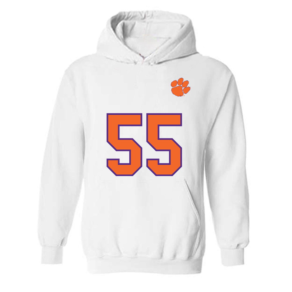 Clemson - NCAA Football : Harris Sewell - Replica Shersey Hooded Sweatshirt-0