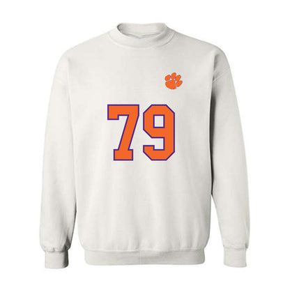 Clemson - NCAA Football : Braden Wilmes - Replica Shersey Crewneck Sweatshirt-0