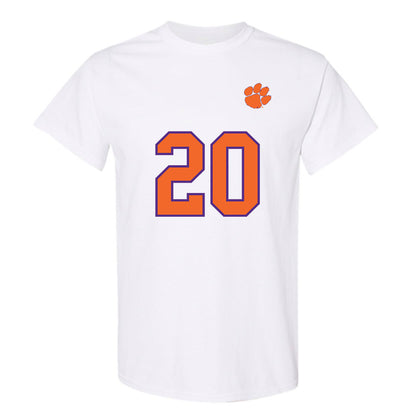 Clemson - NCAA Football : Clark Sanderson - Replica Shersey T-Shirt-0