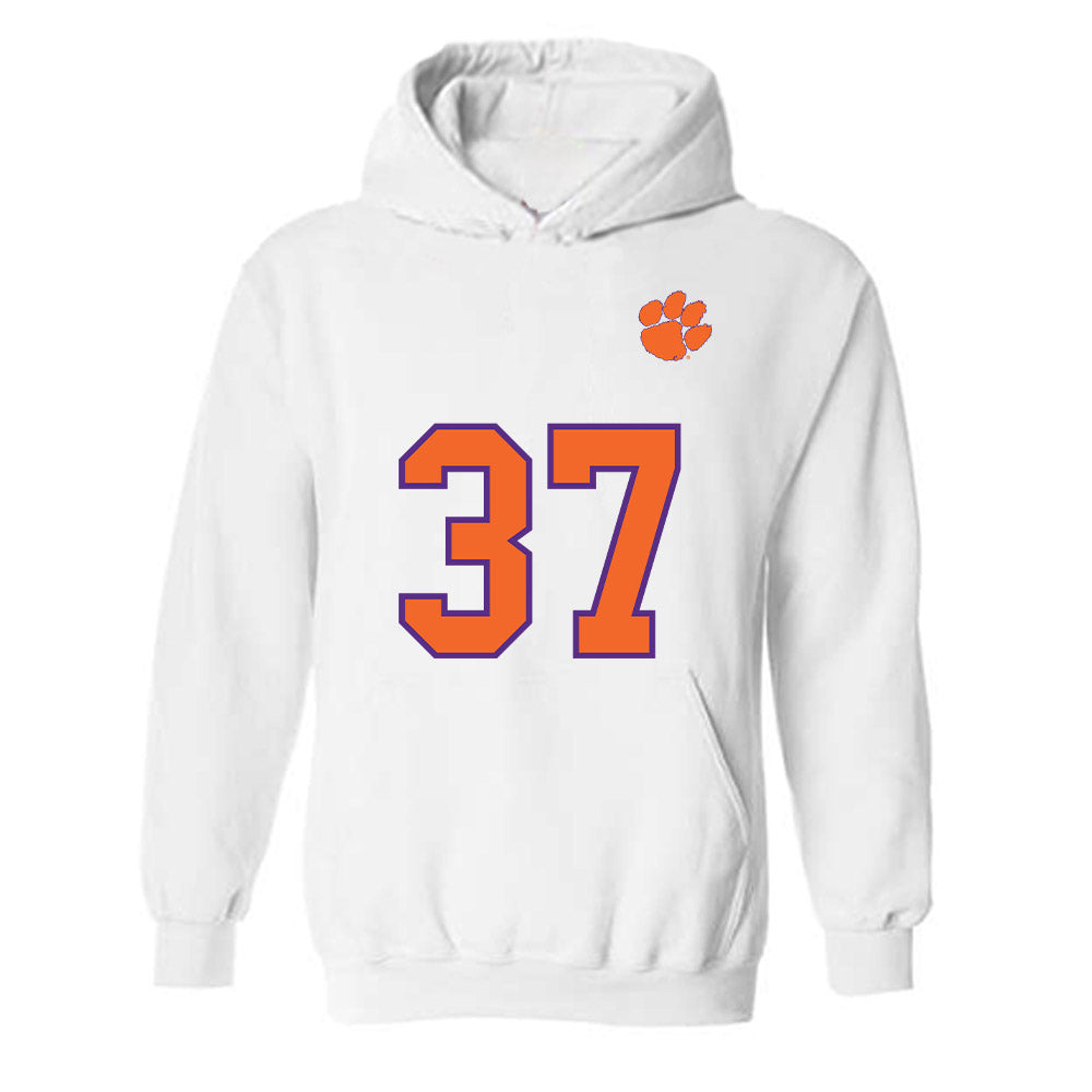 Clemson - NCAA Football : Davion Joyner - Replica Shersey Hooded Sweatshirt-0