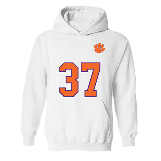Clemson - NCAA Football : Davion Joyner - Replica Shersey Hooded Sweatshirt-0