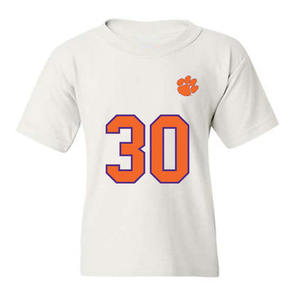 Clemson - NCAA Football : Kylen Webb - Replica Shersey Youth T-Shirt-0