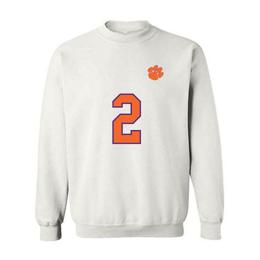 Clemson - NCAA Football : Tait Reynolds - Replica Shersey Crewneck Sweatshirt-0