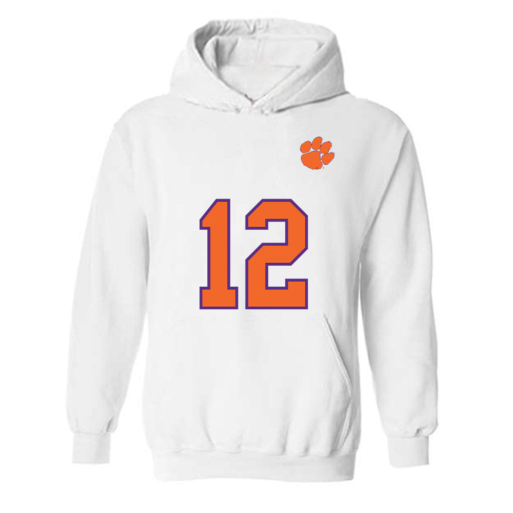 Clemson - NCAA Football : Shavar Young - Replica Shersey Hooded Sweatshirt-0