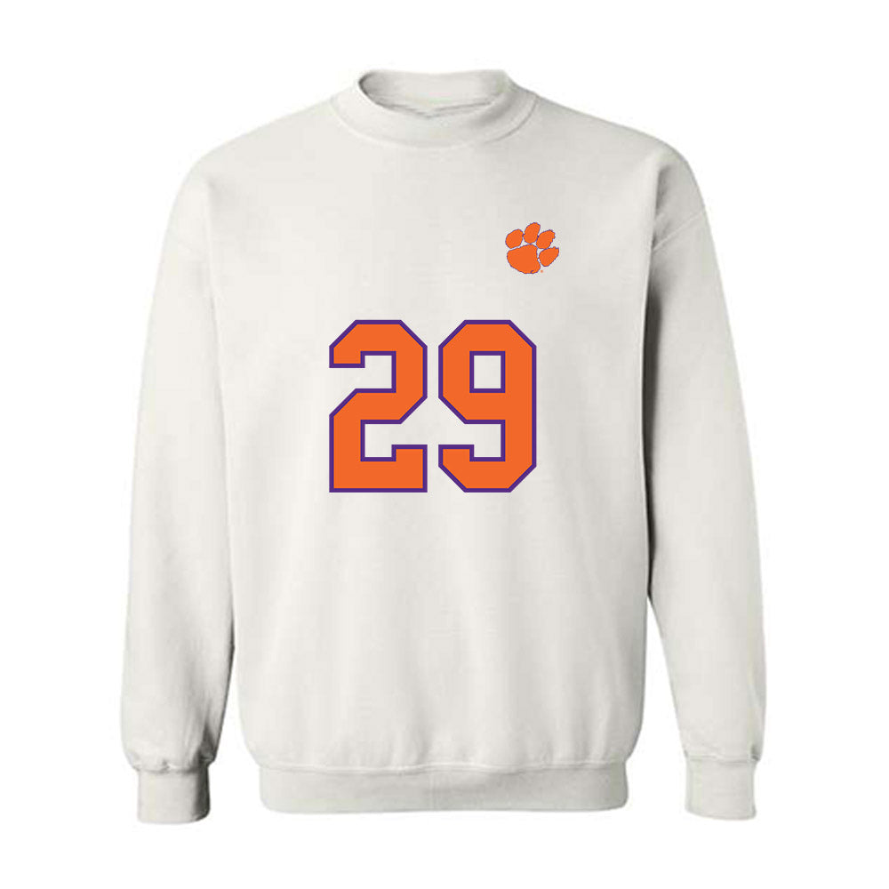 Clemson - NCAA Football : Chase Byrd - Replica Shersey Crewneck Sweatshirt-0