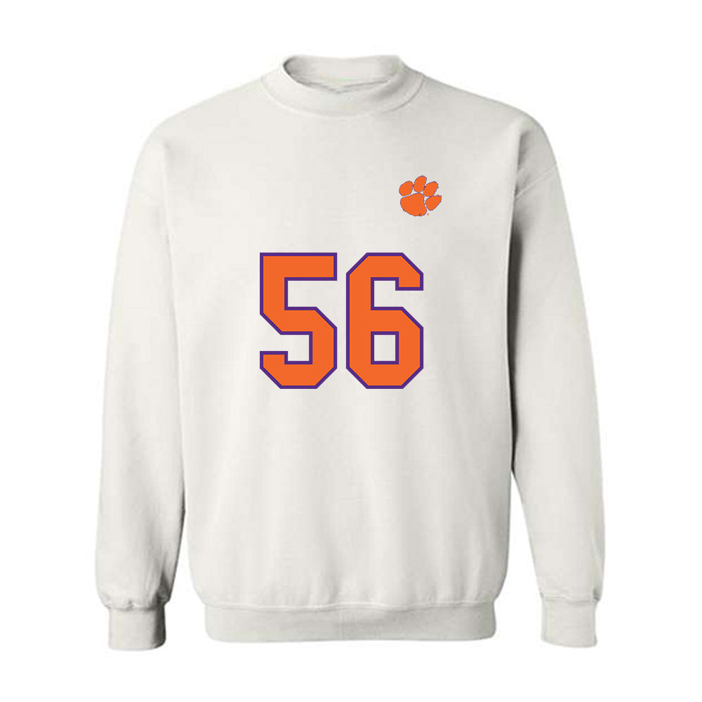 Clemson - NCAA Football : Andy Burburija - Replica Shersey Crewneck Sweatshirt-0