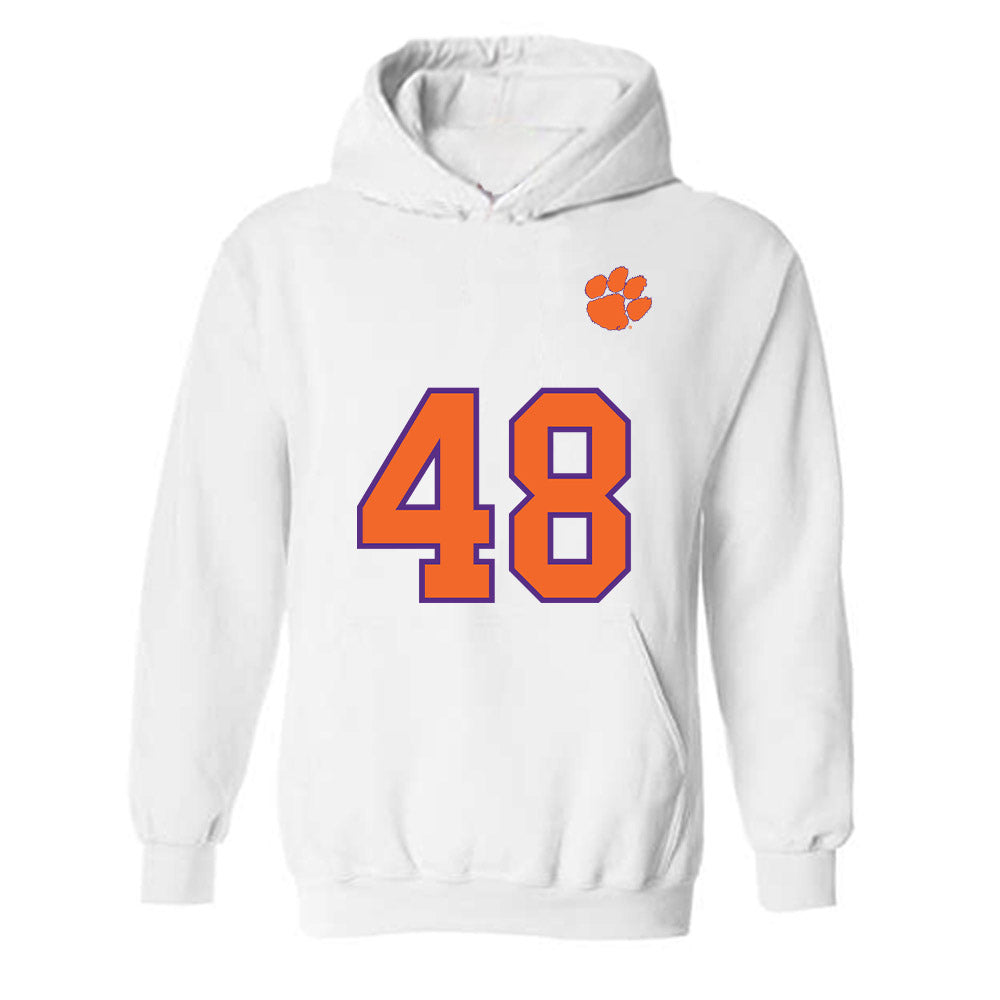 Clemson - NCAA Football : Charlie Reed - Replica Shersey Hooded Sweatshirt-0