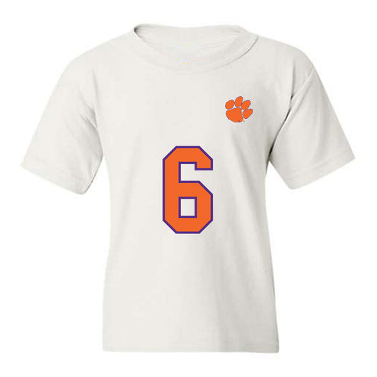 Clemson - NCAA Football : Jerome Carter III - Replica Shersey Youth T-Shirt-0