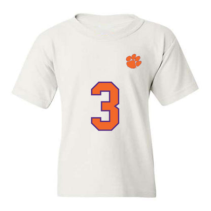 Clemson - NCAA Football : Elliot Washington II - Replica Shersey Youth T-Shirt-0