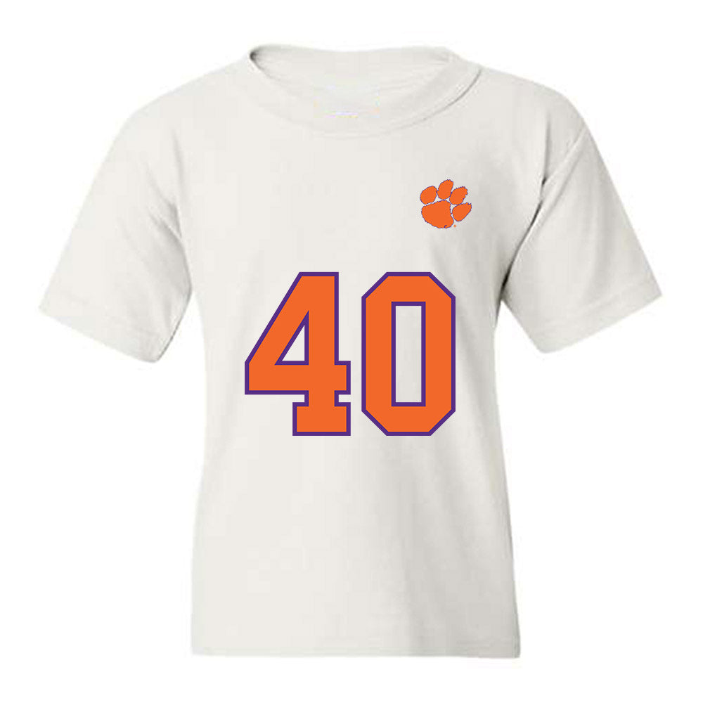 Clemson - NCAA Football : Brodey Conn - Replica Shersey Youth T-Shirt-0
