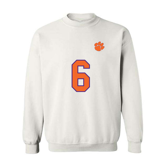 Clemson - NCAA Football : Jerome Carter III - Replica Shersey Crewneck Sweatshirt-0