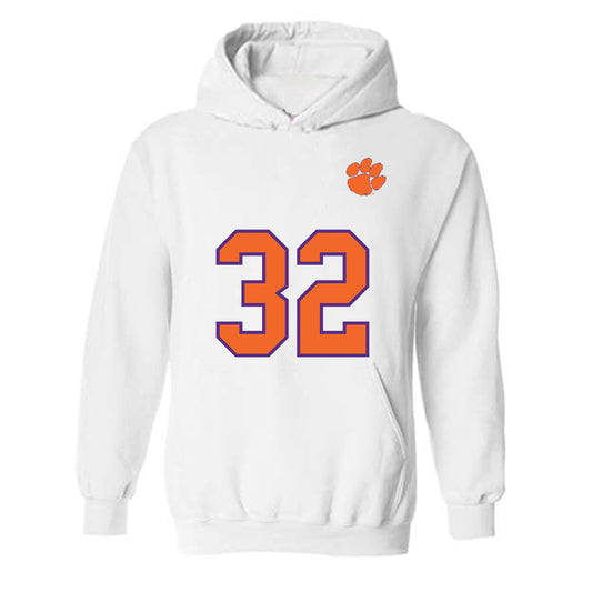 Clemson - NCAA Football : Michael Foster - Replica Shersey Hooded Sweatshirt-0
