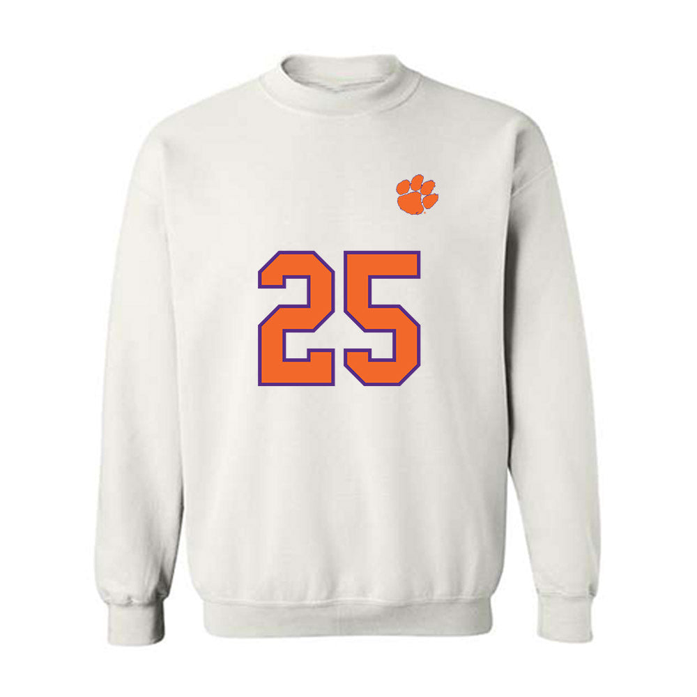 Clemson - NCAA Football : Keil McGriff - Replica Shersey Crewneck Sweatshirt-0