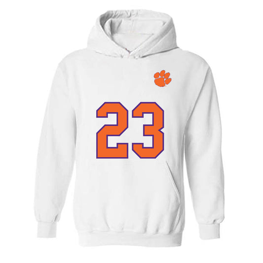 Clemson - NCAA Football : Ashton Hampton - Replica Shersey Hooded Sweatshirt-0