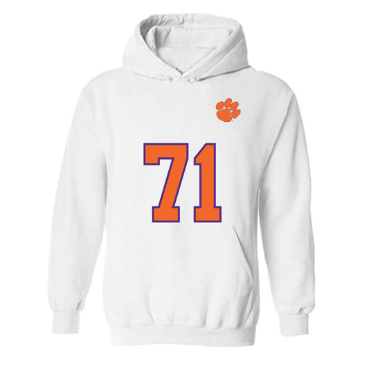 Clemson - NCAA Football : Leo Delaney - Replica Shersey Hooded Sweatshirt-0