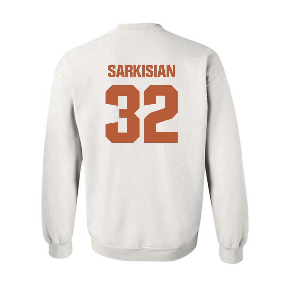 Texas - NCAA Football : Brady Sarkisian - Crewneck Sweatshirt-1