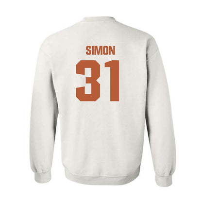 Texas - NCAA Football : James Simon - Crewneck Sweatshirt-1