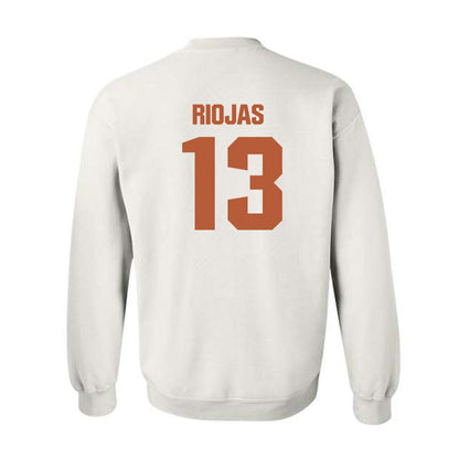 Texas - NCAA Baseball : Ruger Riojas - Crewneck Sweatshirt-1