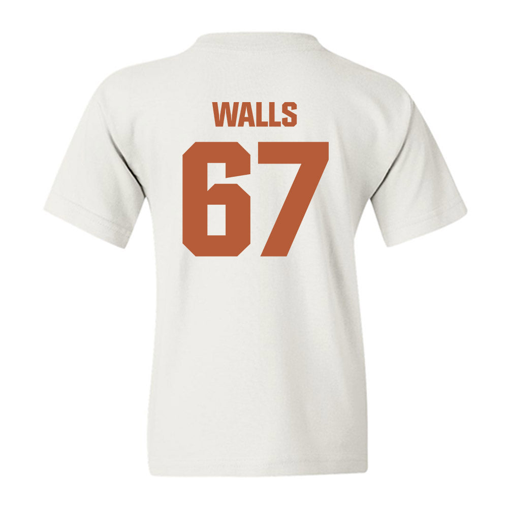 Texas - NCAA Baseball : Brody Walls - Youth T-Shirt-1