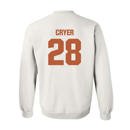 Texas - NCAA Football : Justin Cryer - Crewneck Sweatshirt-1