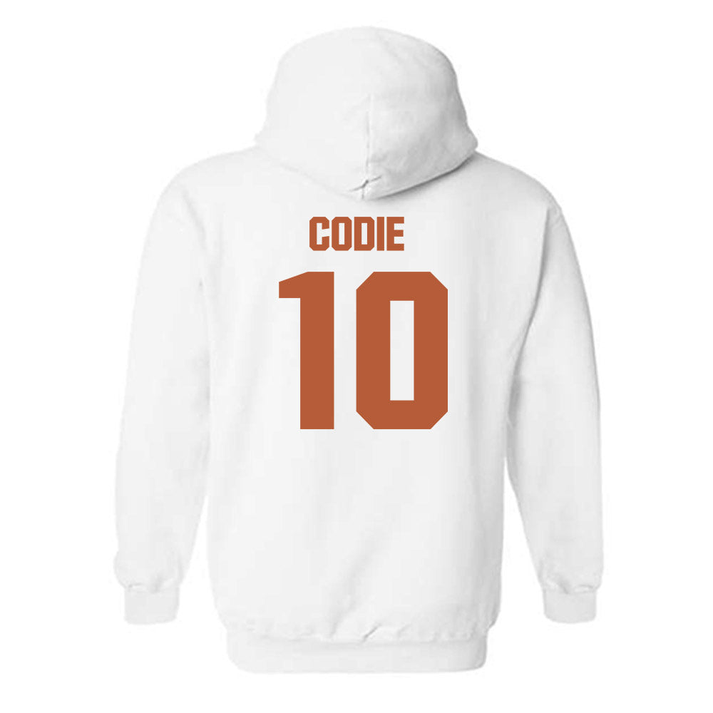 Texas - NCAA Men's Basketball : nicolas codie - Hooded Sweatshirt-1