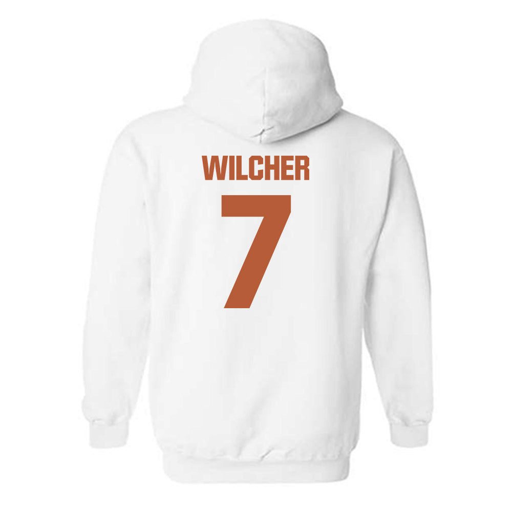 Texas - NCAA Men's Basketball : Simeon Wilcher - Hooded Sweatshirt-1