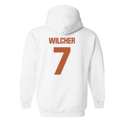 Texas - NCAA Men's Basketball : Simeon Wilcher - Hooded Sweatshirt-1