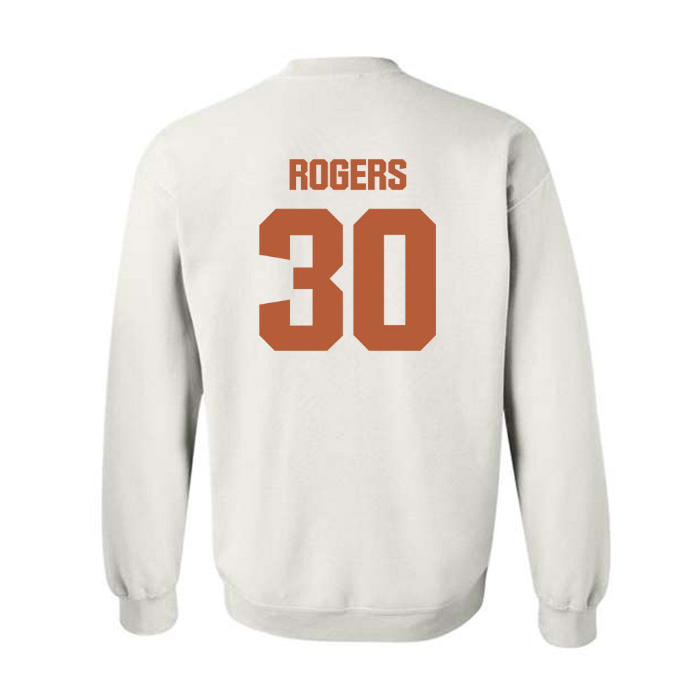 Texas - NCAA Baseball : Kaleb Rogers - Crewneck Sweatshirt-1