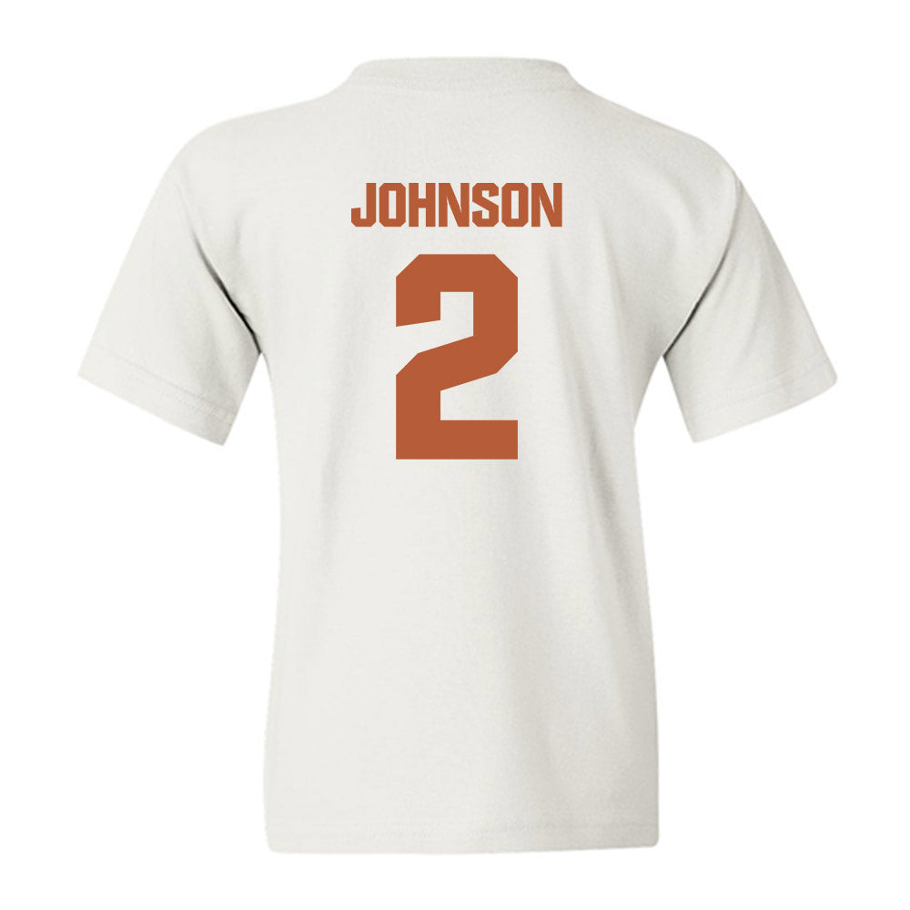 Texas - NCAA Men's Basketball : Isaiah Johnson - Youth T-Shirt-1