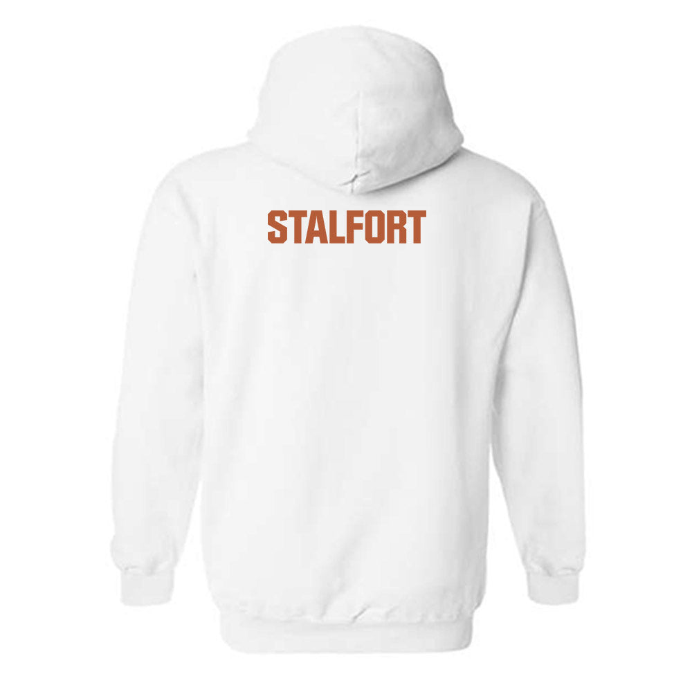 Texas - NCAA Women's Swimming & Diving : Amanda Stalfort - Classic Shersey Hooded Sweatshirt-1