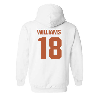 Texas - NCAA Women's Soccer : Kendell Williams - Classic Shersey Hooded Sweatshirt-1
