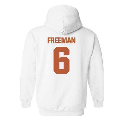 Texas - NCAA Men's Basketball : Elyjah Freeman - Classic Shersey Hooded Sweatshirt-1