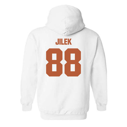 Texas - NCAA Football : Charlie Jilek - Classic Shersey Hooded Sweatshirt-1