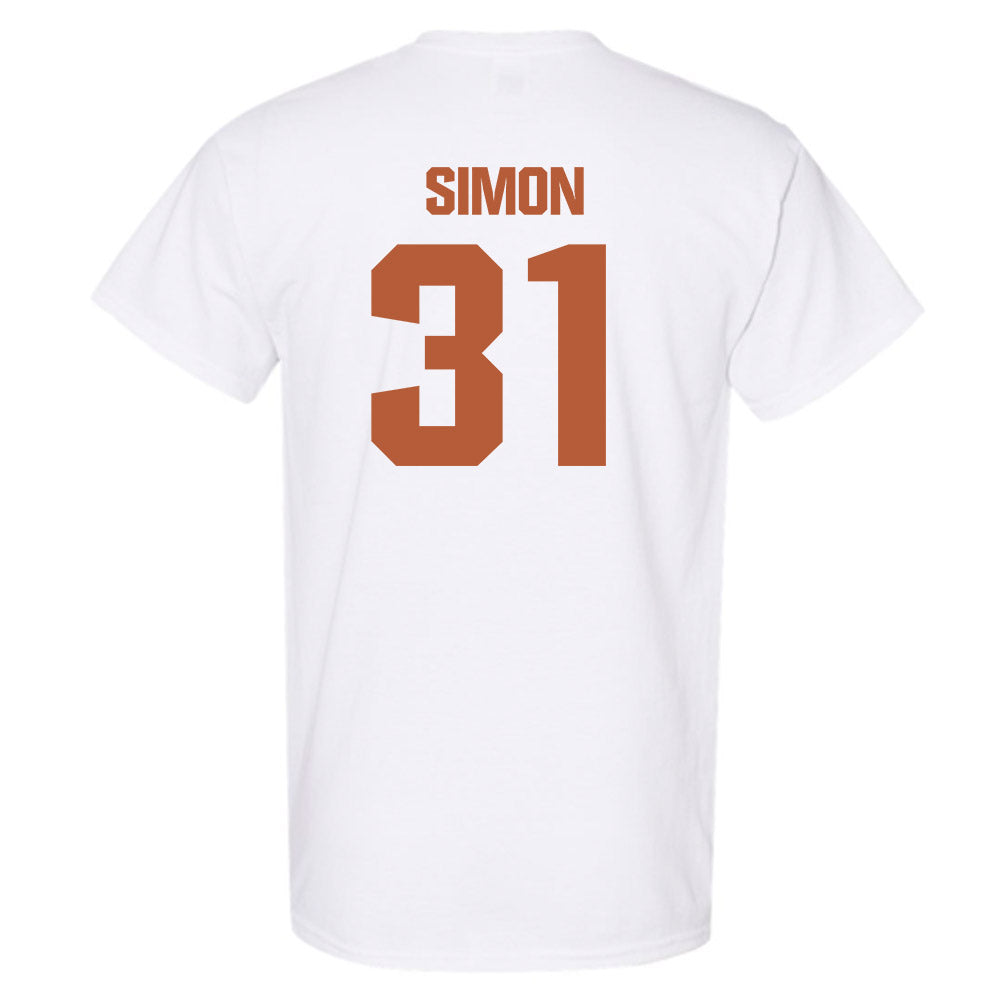 Texas - NCAA Football : James Simon - Classic Shersey T-Shirt-1